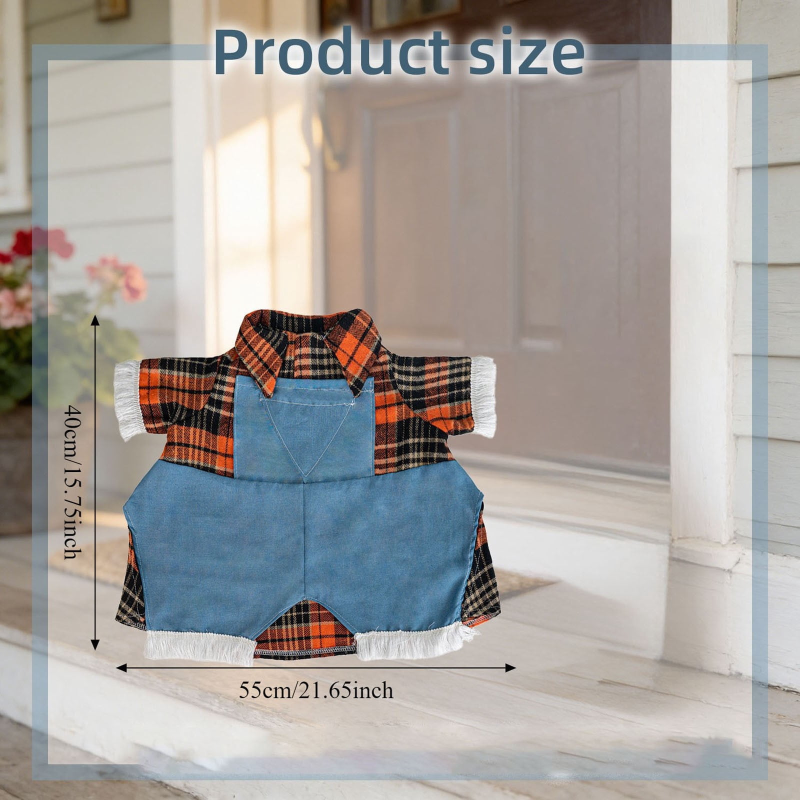 Porch Goose Outfits, for Daily Holiday Halloween, Thanksgiving, Christmas, St. Patrick's Day, Easter, 4th of July Goose Outfits for Patio Yard Garden Decor, Porch Goose Decorations