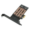 thumbnail image 1 of Adaptador Dual M.2 PCIE ANGGREK Adaptador NCQ Plug And Play M.2 NVMe A PCIE De 6 Gbps, 1 of 7