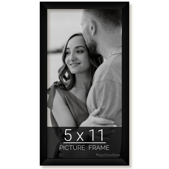5x11 Black Picture Frame for Puzzles Posters Photos or Artwork