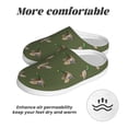 thumbnail image 6 of Lsque Birds Wild Ducks Pattern Womens Comfort Cotton on Scuff With Memory Foam and Anti-skid Sole Slipper-44/45, 6 of 7
