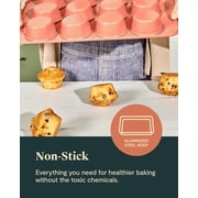 Caraway Nonstick Ceramic Bakeware Set (5 Pieces) - Baking Sheets, Assorted Baking Pans & Storage - Aluminized Steel Body - Slate