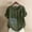 Army Green, variant on Women Cotton Blend Crew Neck Short Sleeve Basic Tunic Tee Shirts Tops Blouse Navy M