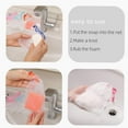 thumbnail image 5 of Foaming Net Exfoliating Mesh Soap Bag Face Cleansing Foaming Nets, White Pouch with Drawstring for Bath & Shower Scrub Cleansing Soap Bubble Mesh Bags, 5 of 5
