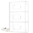 thumbnail image 1 of Soporte para guantera, montaje en pared, almacenamiento estándar triple, 1 of 8