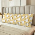 thumbnail image 6 of Body Pillow Cover - Cartoon funny cute duck_A Soft Body Pillow Cover with Zipper, Comfort Body Pillow Pillowcase, Body Pillow Case Cover 20 x 54, 6 of 7
