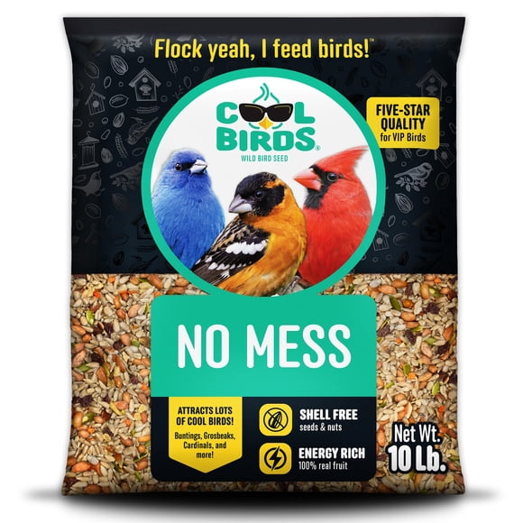 Mezcla de semillas para aves COOL BIRDS sin cáscara y sin desorden 4,5 kg