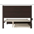 thumbnail image 6 of AFI NoHo Queen Wood Platform Bed with Headboard Footboard & Twin-XL Trundle, Espresso, 6 of 8