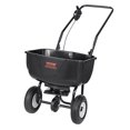 thumbnail image 1 of VEVOR - Esparcidor de cesped, capacidad de 60 lb, con operador a pie, ruedas de 8, estructura de acero duradera, multiusos para fertilizantes, semillas y sal, ideal para el hogar, 1 of 9