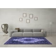 thumbnail image 3 of Ahgly Company Indoor Rectangle Persian Blue Traditional Area Rugs, 2' x 3', 3 of 4