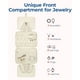 thumbnail image 2 of Neceser BAGSMART Travel con organizador de joyas, color beige, 2 of 7