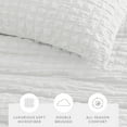 thumbnail image 4 of Seersucker Textured Comforter Set Plush All-Season Down Alternative Bedding - Comfort Canopy, 4 of 18