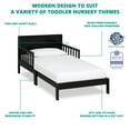 Dream On Me Brookside Toddler Bed, Black