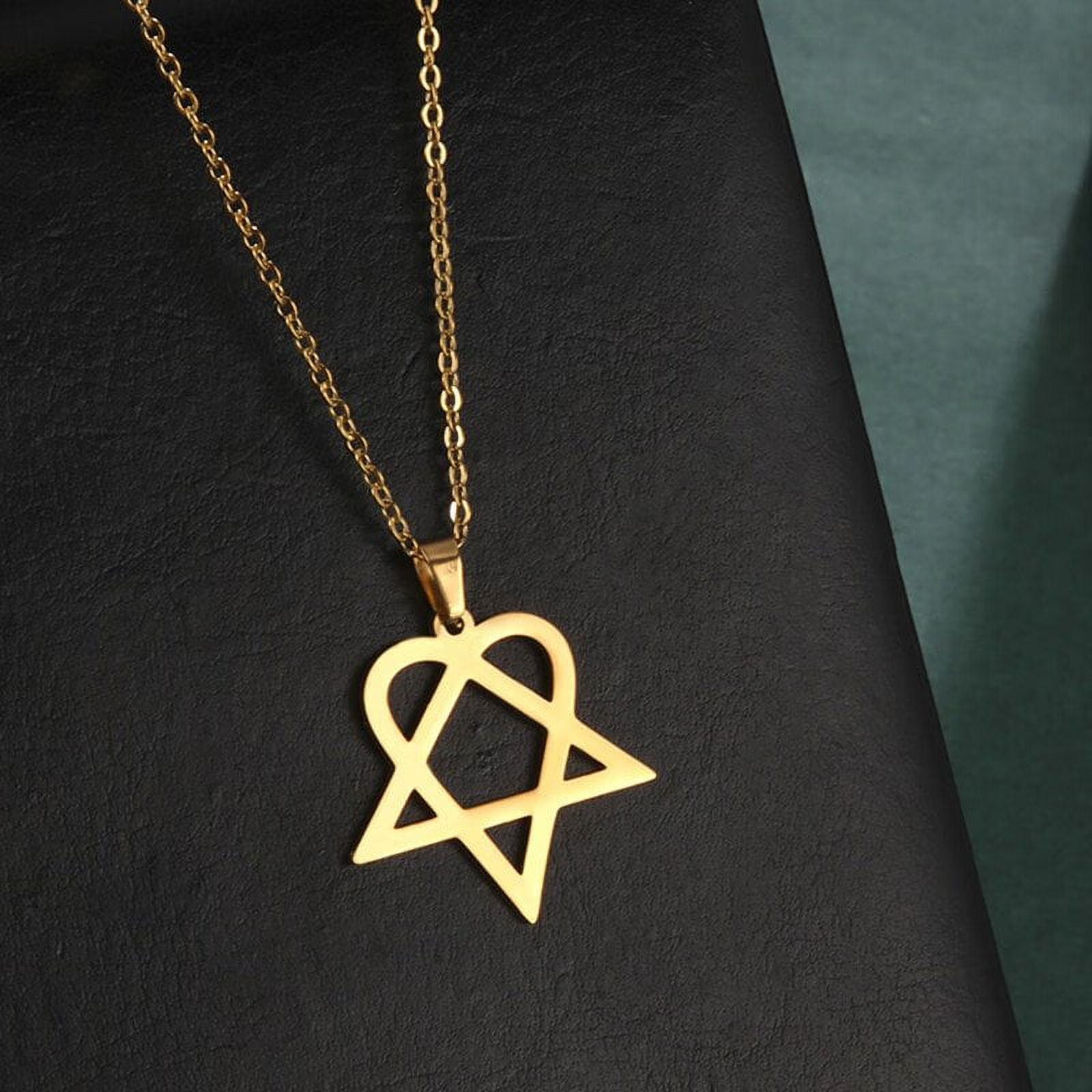 Heartagram pendant best sale