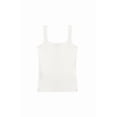 thumbnail image 3 of Forever 21 WGA Cotton Cropped Tank Top, Color-Ivory, Size-L, 3 of 5
