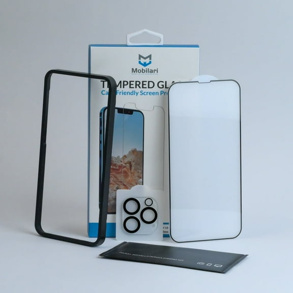 iPhone 13 Pro Max (6.7”) Screen and Back Camera Protector Set | US Brand 🇺🇸 | Tempered Glass | Durable 9H | Antistatic | Anti-Scratch |Easy to Install | Bubble Free | Case Friendly