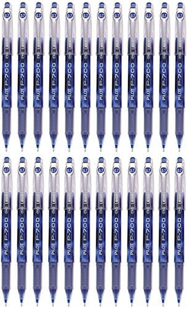 Pilot P-700 Rollerball Stick Gel Pen, Blue Ink, Fine Point 2 dozen