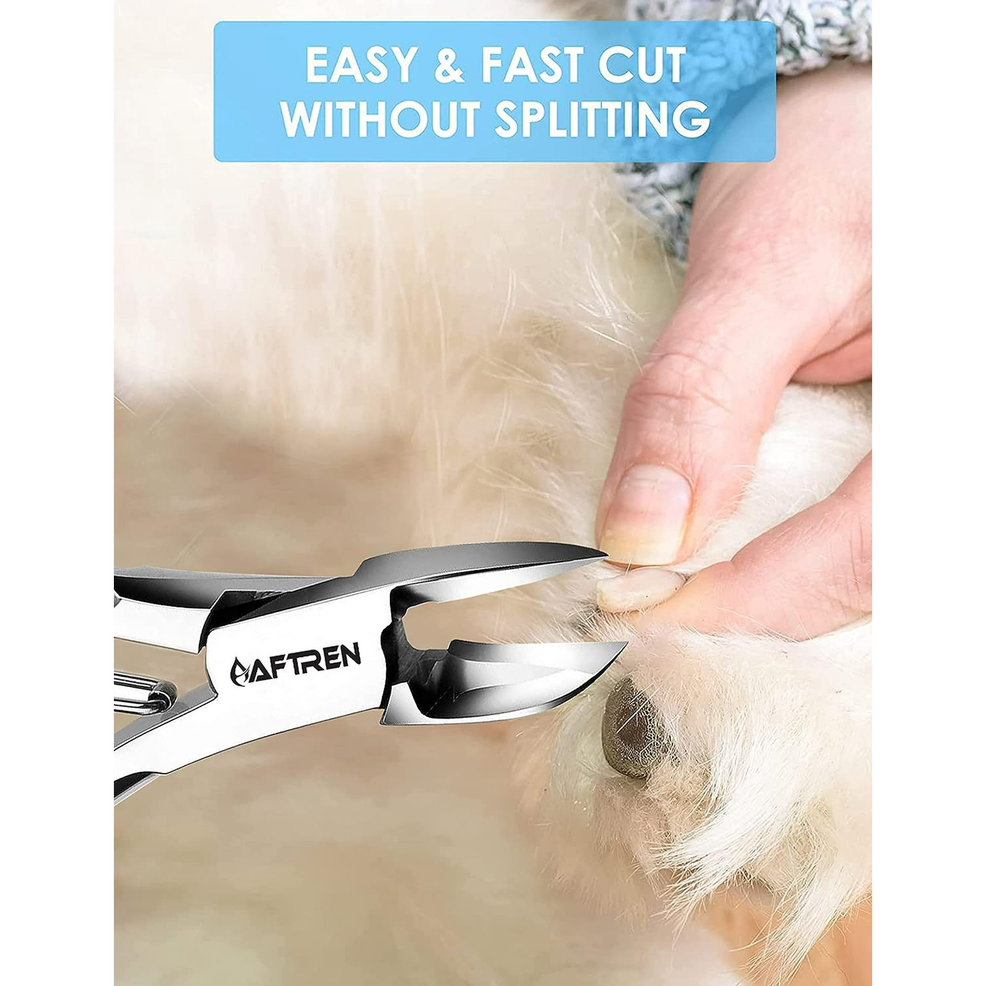 Yaohui Dogs And Cats Pets Nail Clippers Toenail Clippers Razor Sharp Blade Professional Tool Thick Hog Teeth Non Slip Ergonomic Handles