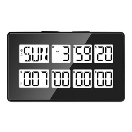 

Kitchen Timer Digital Timers for Cooking 2In1 Egg Timer Clock Pomodoro Timer Countdown Timer for Kids