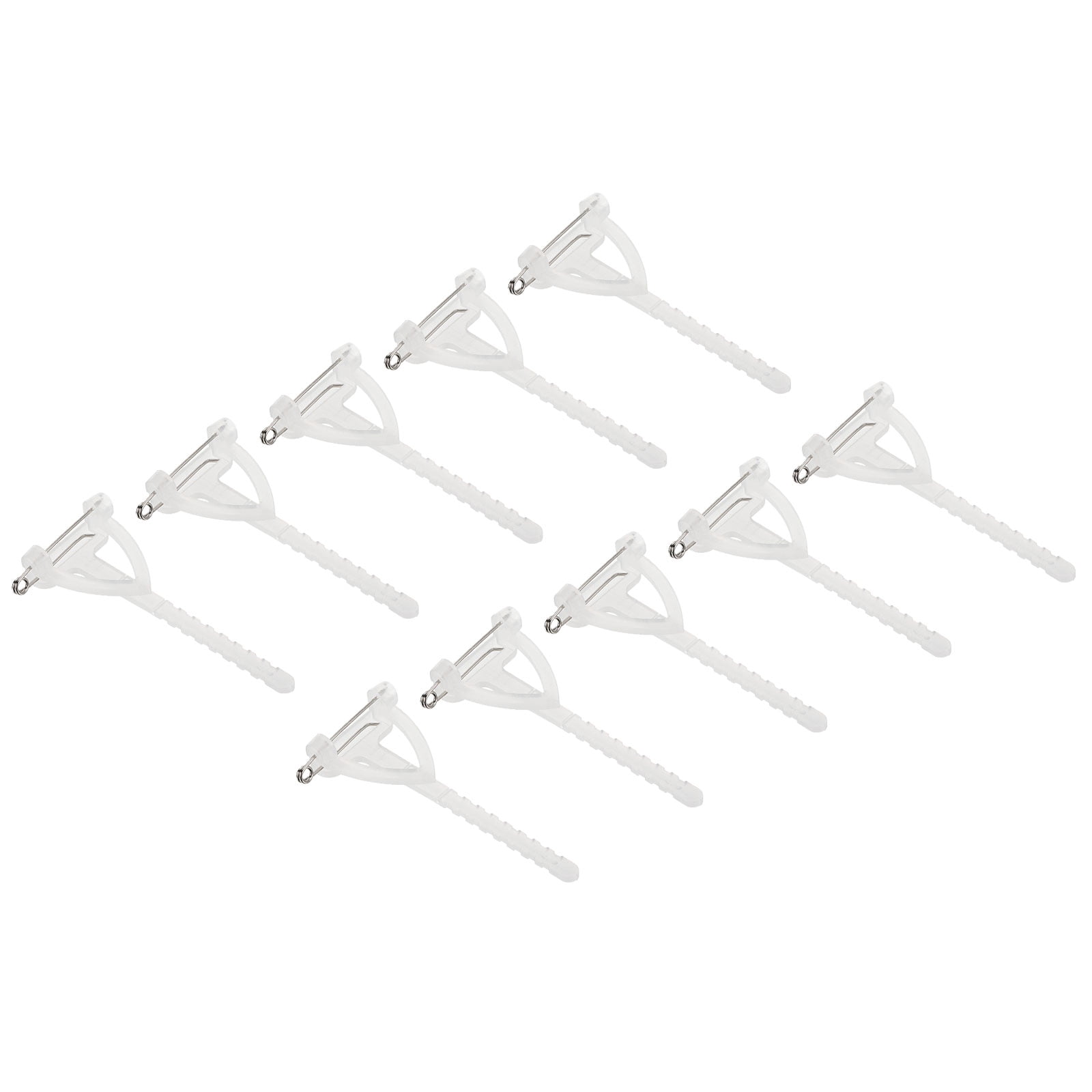 Unique Bargains White Plastic Safety Pins Corsage Buttonhole (200