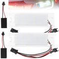 thumbnail image 2 of EIMELI 2Pcs License Plate Light LED Number License Plate Light Reusable Premium Durable Number Plate Lamp Bright White LED Plastic Car Auto Number Plate Lamp Light for Car Auto, 2 of 11