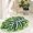 B, variant on Boho Style Bathroom Carpet Soft Absorbent Washable Non Shower Tub Mat Cute Leaves Green Bath Rug For Home