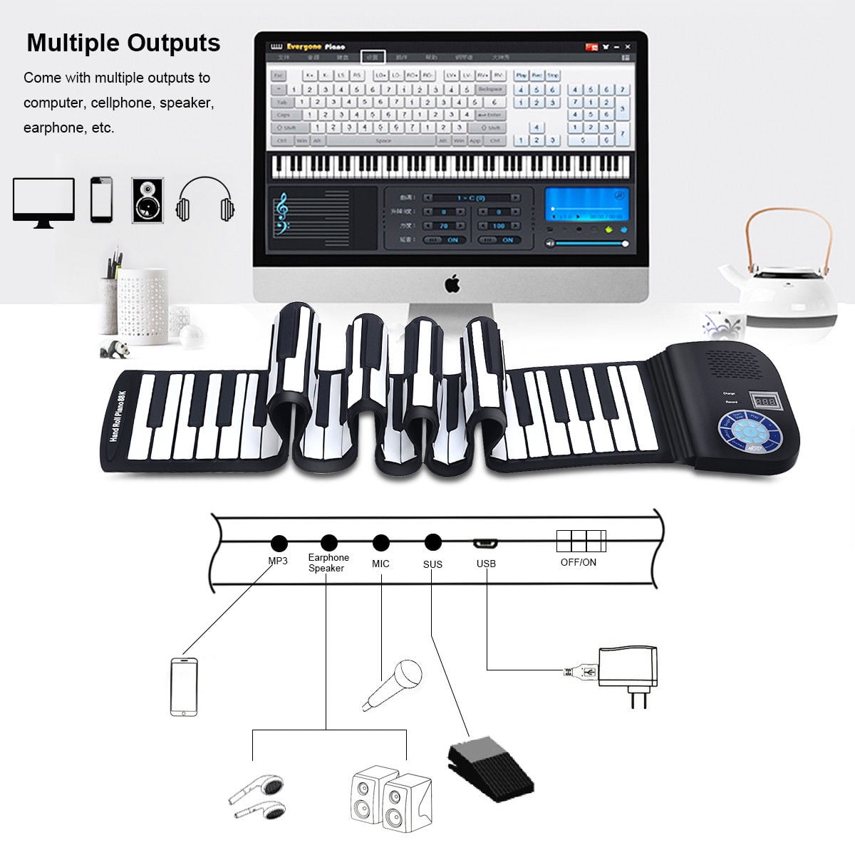 Top 7 Best Roll Up Piano Reviews 2020 Catchy Pianos