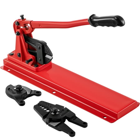 

VEVOR Bench Swager Tool 24 Wire Rope Swaging Tool w/Crimper Cable Bolt Cutter Head Bench Crimper 1/16 -3/16 Aluminum/Copper Sleeves Bench Cable Alloy Steel Crimper Swager for1/2 Wire Rope Ferrules