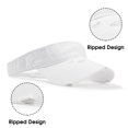 thumbnail image 2 of Minzimin Sport Retro Ripped Sun Visor Hats Adjustable Empty Top Baseball Cap Cotton Ball Caps for Women and Men, 2 of 6