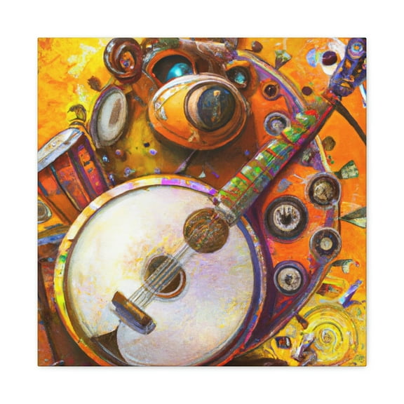 Banjo in Steam-Time - Canvas
