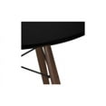 thumbnail image 4 of Inmod Mid-Century Modern Eiffel Large Round Dining Table, Walnut/Black, 4 of 4