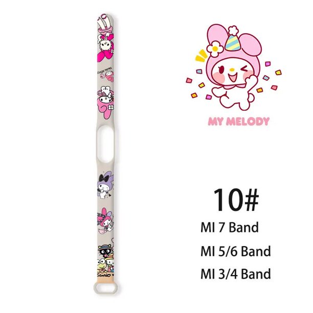 Banda electrónica LED Sanrio Kawaii, Hello Kitty, Cinnamoroll, Kuromi, pulsera inteligente, reloj multifunción de Anime para estudiantes, regalo de Navidad