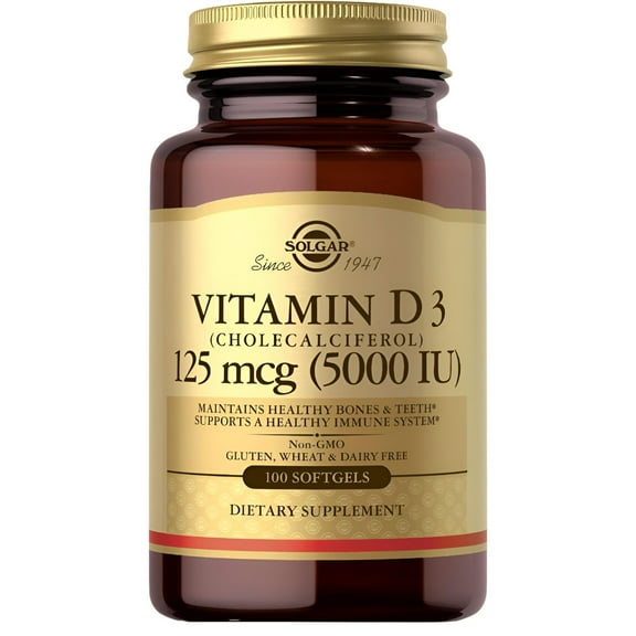 Solgar Vitamin D3 500 IU - 100 Softgels