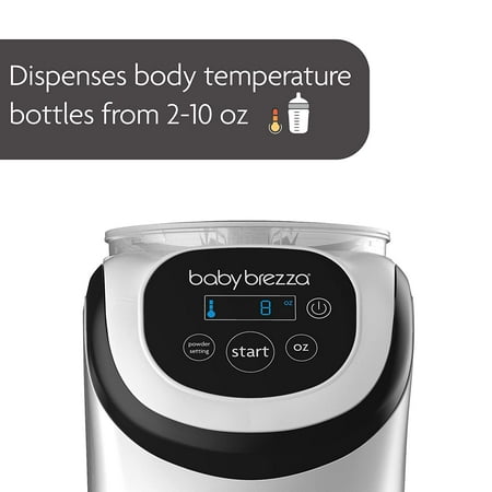 Baby Brezza Formula Pro Mini Baby Formula Mixer Machine Fits Small Spaces and is Portable for Travel Bottle Makers Makes The Perfect Bottle for Your Infant On The Go, White