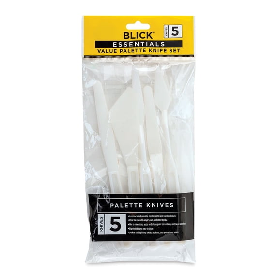 Blick Essentials Palette Knife Value Set - Plastic, Set of 5