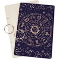 thumbnail image 2 of Zodiac Roulette Greeting Card Holder Organizer Wooden Card Keeper Binder Planning Book Divination Birthday Cards Keeper Photo Album Cover Graduation Wedding Planner Journal Keepsake Gift, 2 of 7