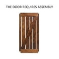 thumbnail image 7 of 36 in. x 84 in. Walnut Stain Knotty Pine Sliding Interior Barn Door Slab, 7 of 7