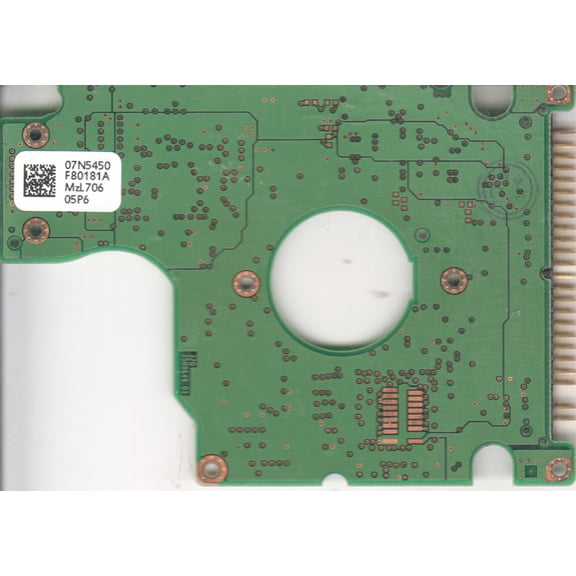 IC25N006ATDA04-0, 07N5450 F80181A, 07N7161, H32162, IBM IDE 2.5 PCB