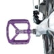 thumbnail image 5 of FELTECHELECTR 1 par de pedales universales para bicicleta de montaña, plataforma antideslizante, planos (morado), 5 of 6