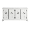 thumbnail image 3 of Martin Svensson Home Garden District Solid Wood TV Stand for TVs up to 70", Rustic White, 3 of 5