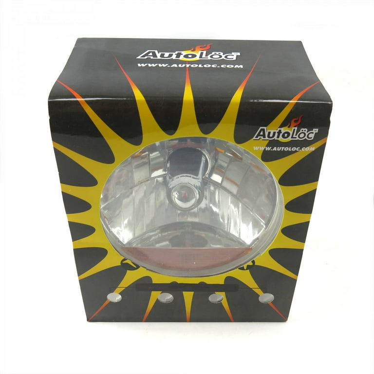 AutoLoc Snake-Eye 7 Inch Halogen Lens Assembly w/Amber Turn Signals AutoLoc Snake-Eye 7 Inch Halogen Lens Assembly w/Amber Turn Signals