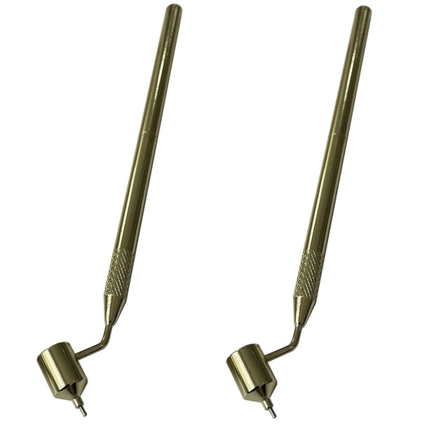 2X Pluma Pintura Línea Fina Inclinada, Rotulador Aplicador de Pintura de Escritura de Fluido de Línea Fina para Detalles de Etiquetas, para Astillas , Reparación de Arañazos 2