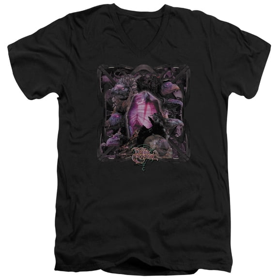 Dark Crystal - Lust For Power - Slim Fit V Neck Shirt - Small