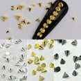 thumbnail image 6 of 6 Grids Gothic Nail Charms Studs, Metal Rivet Punk Nail Charms, Cone Spike Studs for DIY Crafts Decoration, 6 of 8