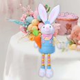 thumbnail image 4 of Almencla Easter Rabbit Figures Cartoon Easter Bunny Decor for Holiday Table Farmhouse A, 4 of 7