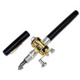 thumbnail image 2 of Walbest Telescopic Pen Fishing Pole Mini Pocket Fishing Rod and Mini MetalReel Wheel, Travel Fishing Rod Set for Ice Fly Fishing Sea Saltwater Freshwater, 2 of 6
