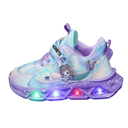 

Quealent Unisex Baby Shoes Boys Girls Soft Anti-Slip Sole First Walkers High Top Canvas Unisex Sneaker (Purple 10.5)
