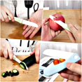 thumbnail image 4 of Juego de plástico plegable de 7 pulgadas para niños o adultos, portátil e ideal para viajes, camping, picnic, cuchillos de nailon seguros para niños pequeños, 4 of 5