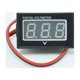 thumbnail image 5 of Voltímetro digital resistente al agua, CC de 2,5 a 30 V, panel de visualización, indicador de batería, dos cables Rojo, 5 of 5