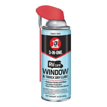 3 In One 8938128 10 Oz Rv Care Window Track Dry Lubricant Can