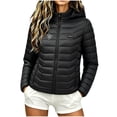 thumbnail image 2 of Heated Jackets for Women Long Sleeve Zip Up Quilted Hooded Jacket 21 Heating Zones 4 Control USB Charging Winter Outdoor Warm Outwear, 2 of 8